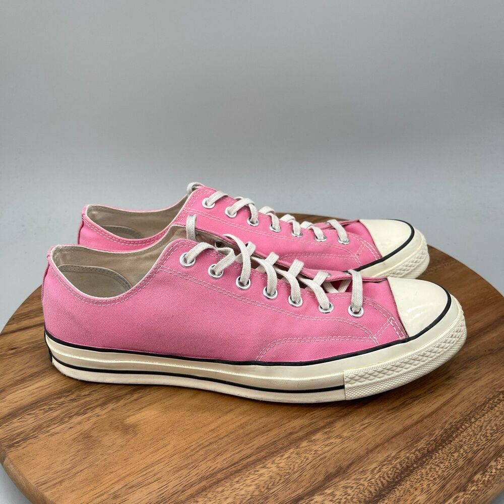 Converse Chuck 70 Low Shoes Mens Size 12 Pink Casual Skate Sneakers